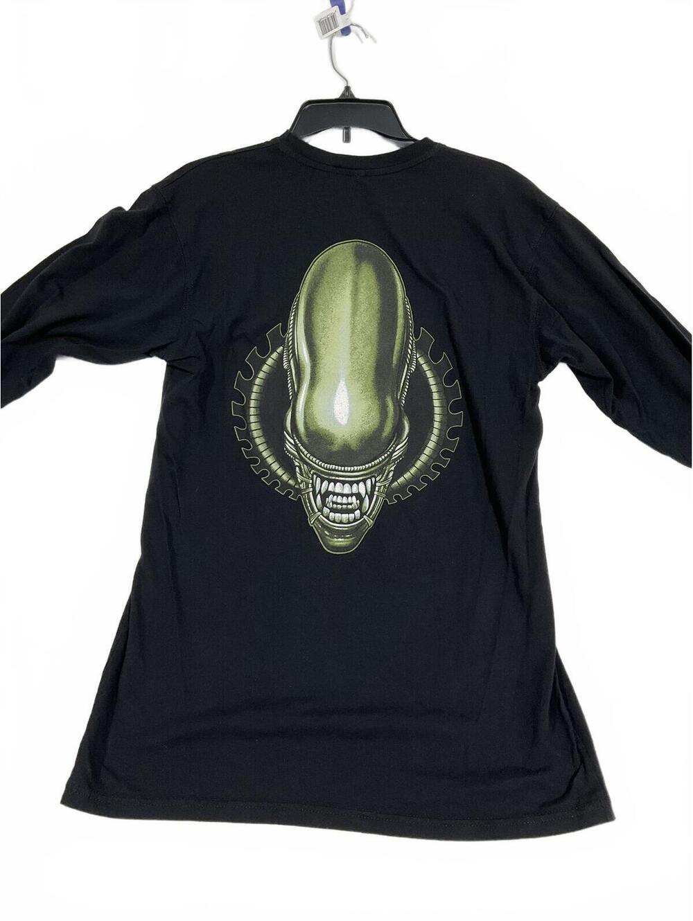 Alien Graphic Mondo Long Sleeve T-Shirt Size Medium b32